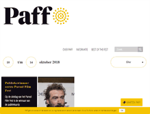 Tablet Screenshot of paff.nl